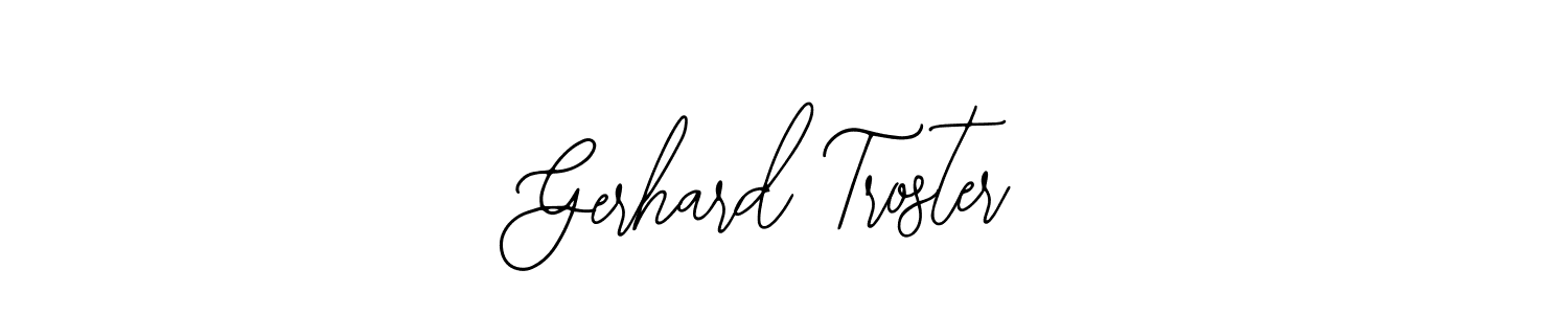 The best way (Bearetta-2O07w) to make a short signature is to pick only two or three words in your name. The name Gerhard Troster include a total of six letters. For converting this name. Gerhard Troster signature style 12 images and pictures png