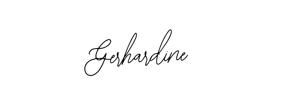How to make Gerhardine signature? Bearetta-2O07w is a professional autograph style. Create handwritten signature for Gerhardine name. Gerhardine signature style 12 images and pictures png