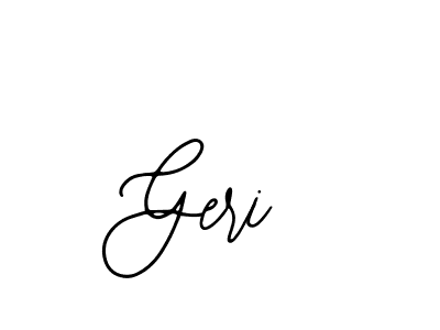How to make Geri name signature. Use Bearetta-2O07w style for creating short signs online. This is the latest handwritten sign. Geri signature style 12 images and pictures png