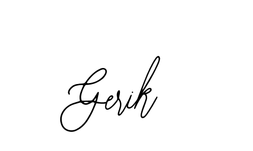 Make a beautiful signature design for name Gerik. With this signature (Bearetta-2O07w) style, you can create a handwritten signature for free. Gerik signature style 12 images and pictures png