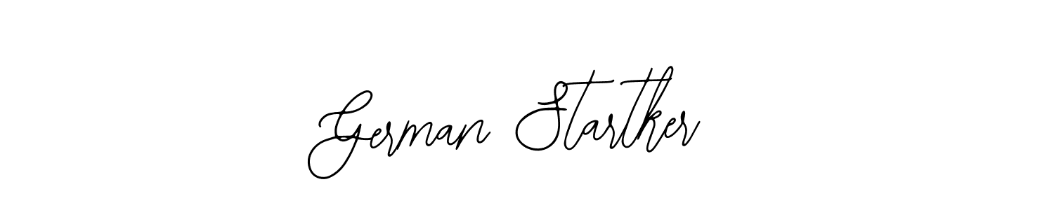 Design your own signature with our free online signature maker. With this signature software, you can create a handwritten (Bearetta-2O07w) signature for name German Startker. German Startker signature style 12 images and pictures png