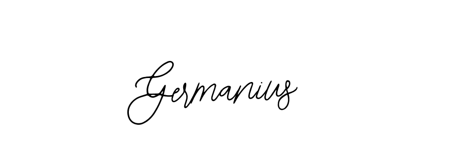 Make a beautiful signature design for name Germanius. With this signature (Bearetta-2O07w) style, you can create a handwritten signature for free. Germanius signature style 12 images and pictures png