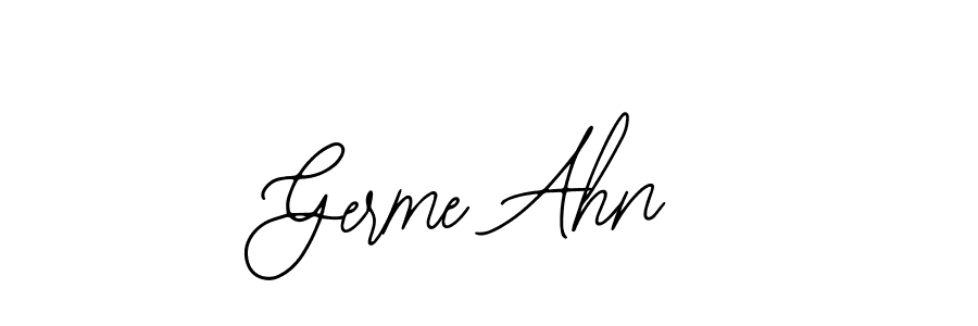 The best way (Bearetta-2O07w) to make a short signature is to pick only two or three words in your name. The name Germe Ahn include a total of six letters. For converting this name. Germe Ahn signature style 12 images and pictures png