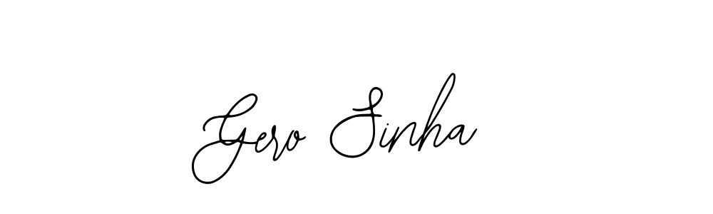 How to Draw Gero Sinha signature style? Bearetta-2O07w is a latest design signature styles for name Gero Sinha. Gero Sinha signature style 12 images and pictures png