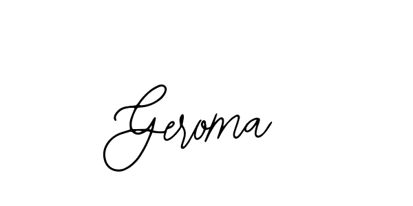 Also You can easily find your signature by using the search form. We will create Geroma name handwritten signature images for you free of cost using Bearetta-2O07w sign style. Geroma signature style 12 images and pictures png