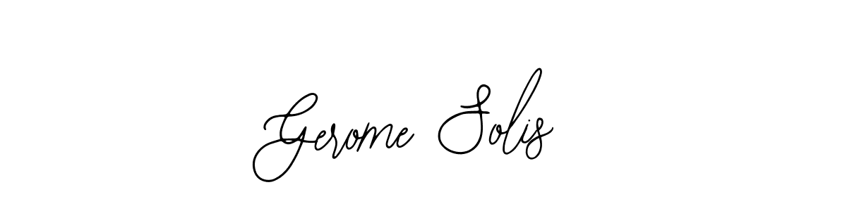 Make a beautiful signature design for name Gerome Solis. With this signature (Bearetta-2O07w) style, you can create a handwritten signature for free. Gerome Solis signature style 12 images and pictures png