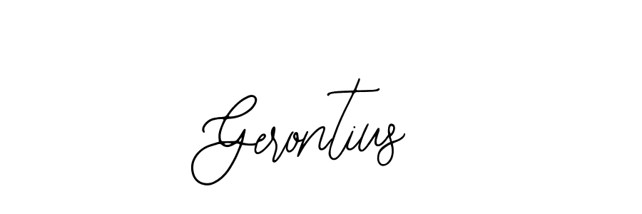 How to make Gerontius signature? Bearetta-2O07w is a professional autograph style. Create handwritten signature for Gerontius name. Gerontius signature style 12 images and pictures png