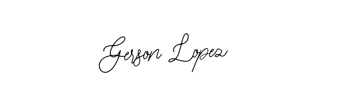 Create a beautiful signature design for name Gerson Lopez. With this signature (Bearetta-2O07w) fonts, you can make a handwritten signature for free. Gerson Lopez signature style 12 images and pictures png