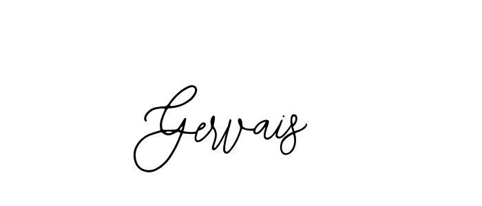 You should practise on your own different ways (Bearetta-2O07w) to write your name (Gervais) in signature. don't let someone else do it for you. Gervais signature style 12 images and pictures png