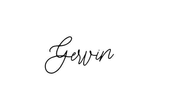 Design your own signature with our free online signature maker. With this signature software, you can create a handwritten (Bearetta-2O07w) signature for name Gervin. Gervin signature style 12 images and pictures png