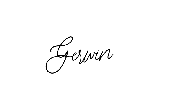 How to make Gerwin signature? Bearetta-2O07w is a professional autograph style. Create handwritten signature for Gerwin name. Gerwin signature style 12 images and pictures png