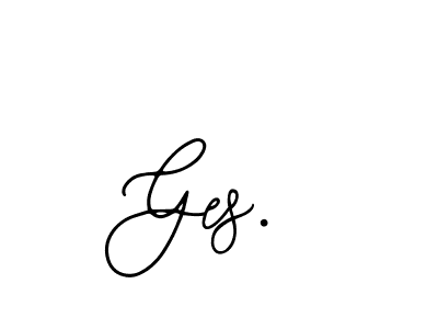 Design your own signature with our free online signature maker. With this signature software, you can create a handwritten (Bearetta-2O07w) signature for name Ges.. Ges. signature style 12 images and pictures png