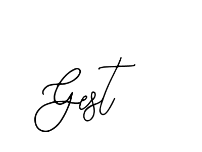 The best way (Bearetta-2O07w) to make a short signature is to pick only two or three words in your name. The name Gest include a total of six letters. For converting this name. Gest signature style 12 images and pictures png