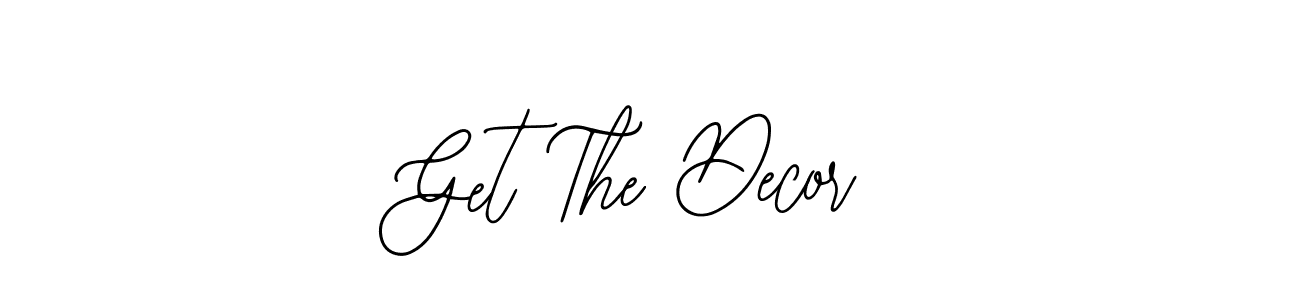 Use a signature maker to create a handwritten signature online. With this signature software, you can design (Bearetta-2O07w) your own signature for name Get The Decor. Get The Decor signature style 12 images and pictures png
