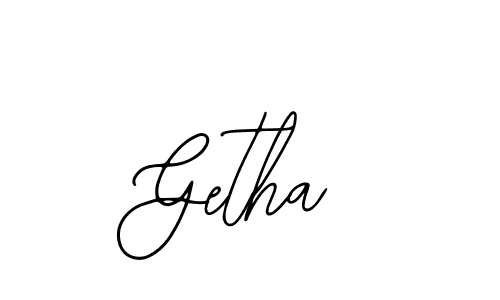 Make a beautiful signature design for name Getha. Use this online signature maker to create a handwritten signature for free. Getha signature style 12 images and pictures png