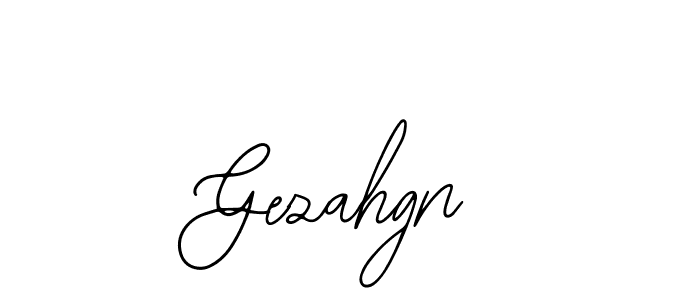 How to make Gezahgn name signature. Use Bearetta-2O07w style for creating short signs online. This is the latest handwritten sign. Gezahgn signature style 12 images and pictures png