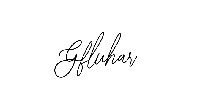 Best and Professional Signature Style for Gfluhar. Bearetta-2O07w Best Signature Style Collection. Gfluhar signature style 12 images and pictures png