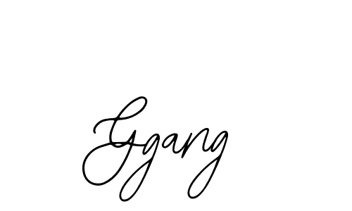 It looks lik you need a new signature style for name Ggang. Design unique handwritten (Bearetta-2O07w) signature with our free signature maker in just a few clicks. Ggang signature style 12 images and pictures png