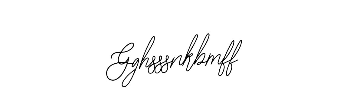 Design your own signature with our free online signature maker. With this signature software, you can create a handwritten (Bearetta-2O07w) signature for name Gghsssnkbmff. Gghsssnkbmff signature style 12 images and pictures png