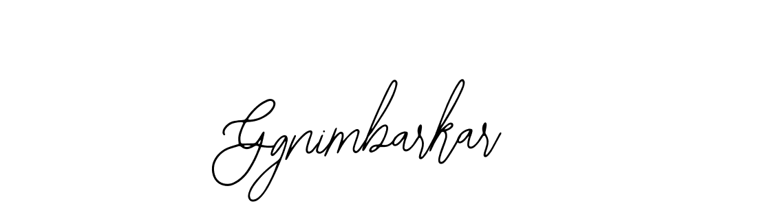 How to make Ggnimbarkar signature? Bearetta-2O07w is a professional autograph style. Create handwritten signature for Ggnimbarkar name. Ggnimbarkar signature style 12 images and pictures png