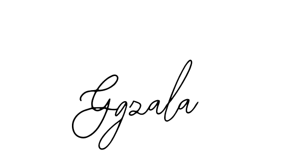 How to make Ggzala name signature. Use Bearetta-2O07w style for creating short signs online. This is the latest handwritten sign. Ggzala signature style 12 images and pictures png