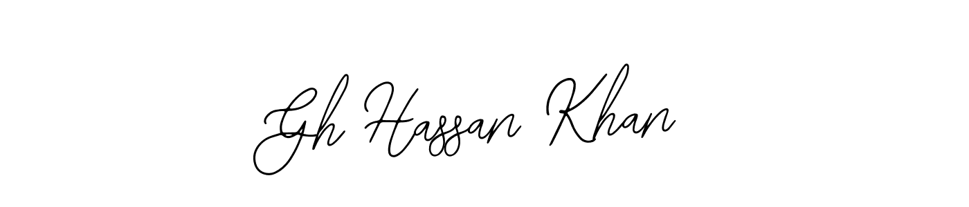 Also we have Gh Hassan Khan name is the best signature style. Create professional handwritten signature collection using Bearetta-2O07w autograph style. Gh Hassan Khan signature style 12 images and pictures png