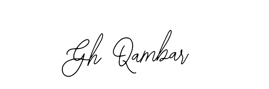 How to Draw Gh Qambar signature style? Bearetta-2O07w is a latest design signature styles for name Gh Qambar. Gh Qambar signature style 12 images and pictures png