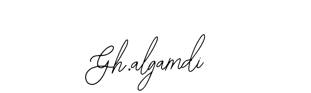 How to make Gh.algamdi name signature. Use Bearetta-2O07w style for creating short signs online. This is the latest handwritten sign. Gh.algamdi signature style 12 images and pictures png