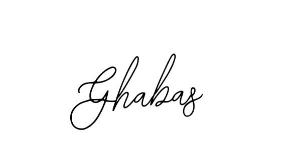 You should practise on your own different ways (Bearetta-2O07w) to write your name (Ghabas) in signature. don't let someone else do it for you. Ghabas signature style 12 images and pictures png