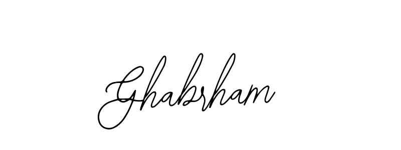 It looks lik you need a new signature style for name Ghabrham. Design unique handwritten (Bearetta-2O07w) signature with our free signature maker in just a few clicks. Ghabrham signature style 12 images and pictures png