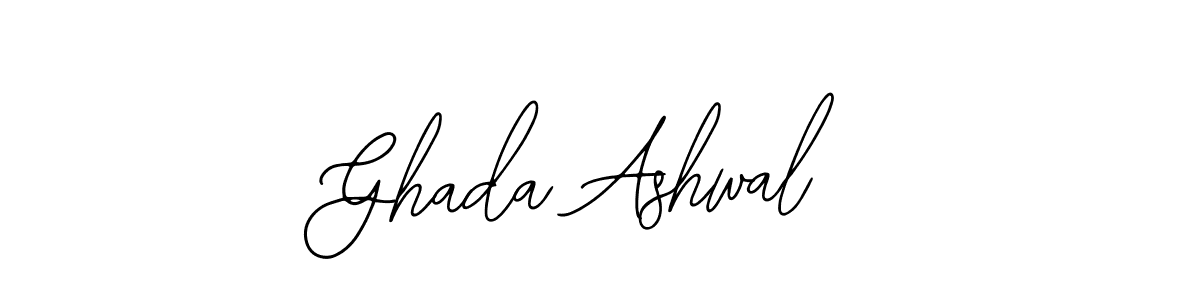 How to make Ghada Ashwal signature? Bearetta-2O07w is a professional autograph style. Create handwritten signature for Ghada Ashwal name. Ghada Ashwal signature style 12 images and pictures png