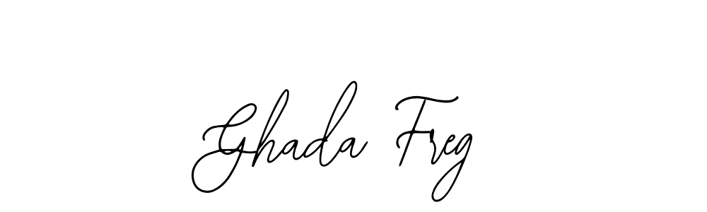 Make a beautiful signature design for name Ghada Freg. Use this online signature maker to create a handwritten signature for free. Ghada Freg signature style 12 images and pictures png