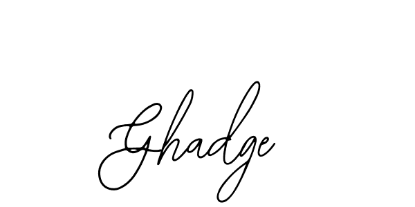 Ghadge stylish signature style. Best Handwritten Sign (Bearetta-2O07w) for my name. Handwritten Signature Collection Ideas for my name Ghadge. Ghadge signature style 12 images and pictures png