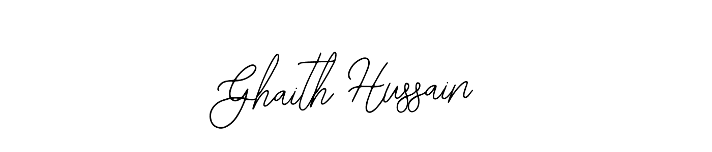 Bearetta-2O07w is a professional signature style that is perfect for those who want to add a touch of class to their signature. It is also a great choice for those who want to make their signature more unique. Get Ghaith Hussain name to fancy signature for free. Ghaith Hussain signature style 12 images and pictures png