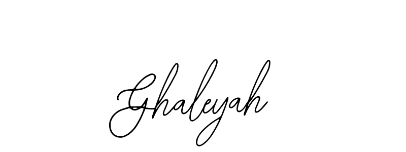 Create a beautiful signature design for name Ghaleyah. With this signature (Bearetta-2O07w) fonts, you can make a handwritten signature for free. Ghaleyah signature style 12 images and pictures png