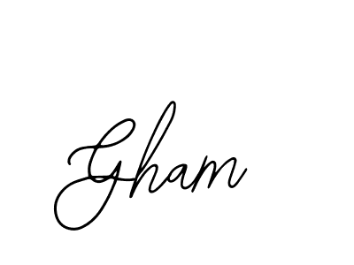 How to Draw Gham signature style? Bearetta-2O07w is a latest design signature styles for name Gham. Gham signature style 12 images and pictures png