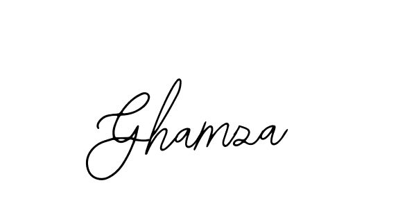 Design your own signature with our free online signature maker. With this signature software, you can create a handwritten (Bearetta-2O07w) signature for name Ghamza. Ghamza signature style 12 images and pictures png