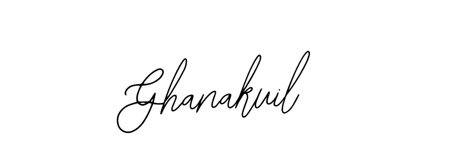 How to make Ghanakuil signature? Bearetta-2O07w is a professional autograph style. Create handwritten signature for Ghanakuil name. Ghanakuil signature style 12 images and pictures png