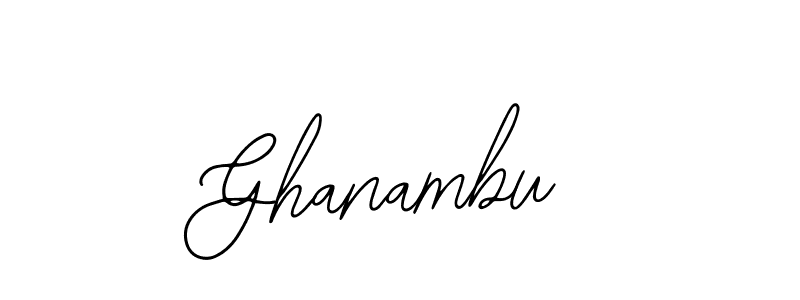Create a beautiful signature design for name Ghanambu. With this signature (Bearetta-2O07w) fonts, you can make a handwritten signature for free. Ghanambu signature style 12 images and pictures png