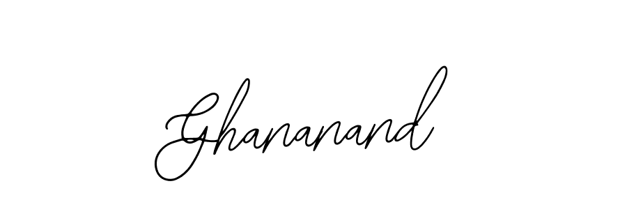 Make a beautiful signature design for name Ghananand. With this signature (Bearetta-2O07w) style, you can create a handwritten signature for free. Ghananand signature style 12 images and pictures png