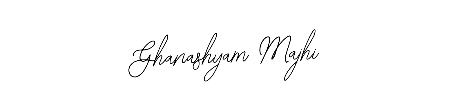 if you are searching for the best signature style for your name Ghanashyam Majhi. so please give up your signature search. here we have designed multiple signature styles  using Bearetta-2O07w. Ghanashyam Majhi signature style 12 images and pictures png