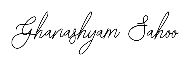 The best way (Bearetta-2O07w) to make a short signature is to pick only two or three words in your name. For converting this name Ghanashyam Sahoo. Ghanashyam Sahoo signature style 12 images and pictures png