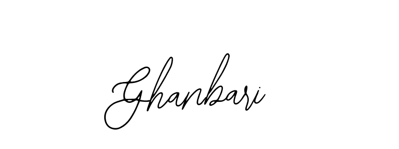 Make a beautiful signature design for name Ghanbari. With this signature (Bearetta-2O07w) style, you can create a handwritten signature for free. Ghanbari signature style 12 images and pictures png