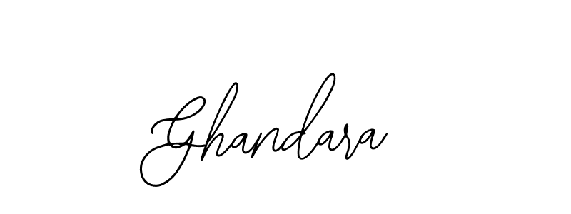 How to make Ghandara signature? Bearetta-2O07w is a professional autograph style. Create handwritten signature for Ghandara name. Ghandara signature style 12 images and pictures png