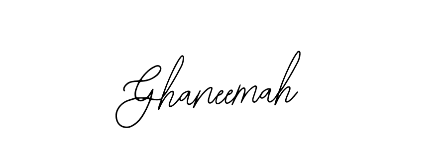 Similarly Bearetta-2O07w is the best handwritten signature design. Signature creator online .You can use it as an online autograph creator for name Ghaneemah. Ghaneemah signature style 12 images and pictures png