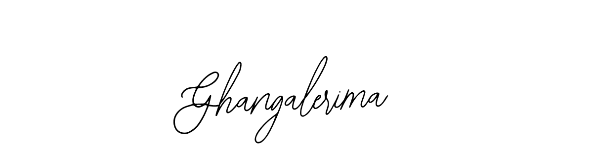 Ghangalerima stylish signature style. Best Handwritten Sign (Bearetta-2O07w) for my name. Handwritten Signature Collection Ideas for my name Ghangalerima. Ghangalerima signature style 12 images and pictures png