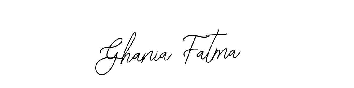 Also we have Ghania Fatma name is the best signature style. Create professional handwritten signature collection using Bearetta-2O07w autograph style. Ghania Fatma signature style 12 images and pictures png