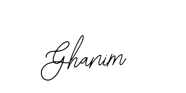 How to make Ghanim name signature. Use Bearetta-2O07w style for creating short signs online. This is the latest handwritten sign. Ghanim signature style 12 images and pictures png