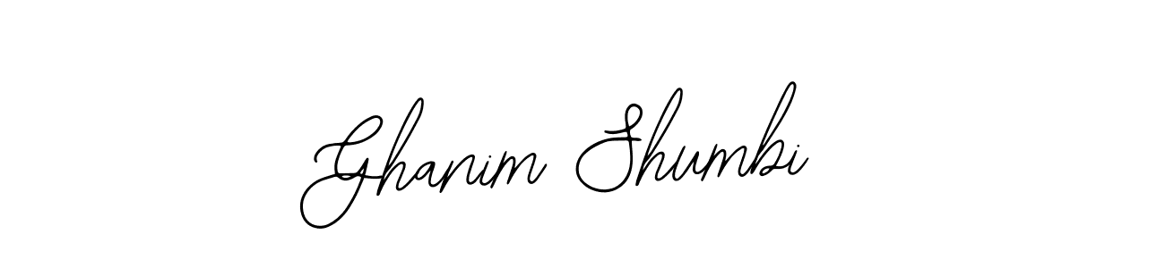 Also we have Ghanim Shumbi name is the best signature style. Create professional handwritten signature collection using Bearetta-2O07w autograph style. Ghanim Shumbi signature style 12 images and pictures png