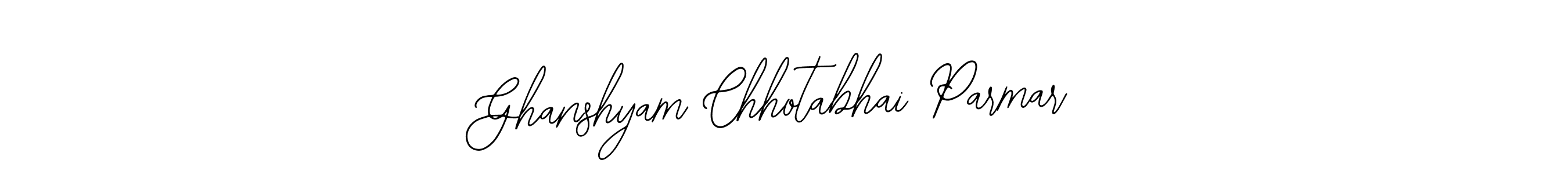 Similarly Bearetta-2O07w is the best handwritten signature design. Signature creator online .You can use it as an online autograph creator for name Ghanshyam Chhotabhai Parmar. Ghanshyam Chhotabhai Parmar signature style 12 images and pictures png
